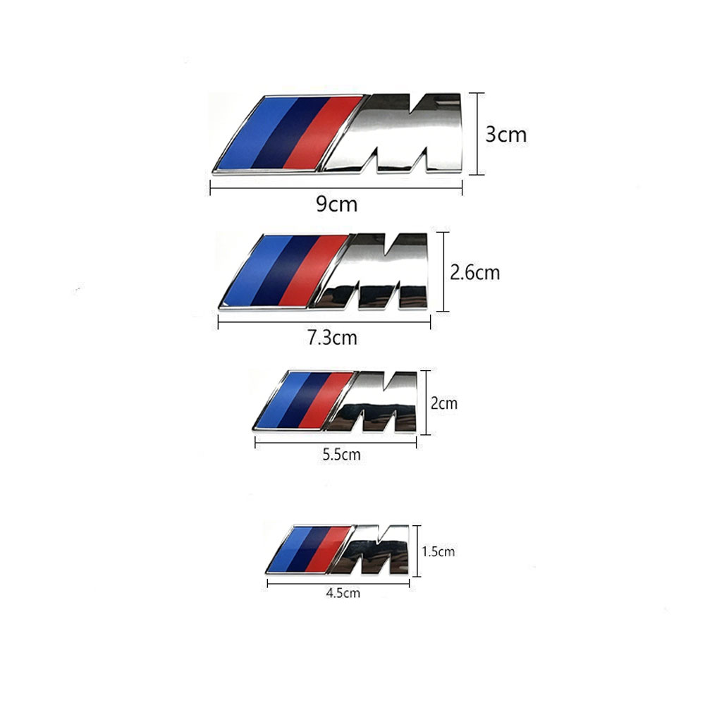 Car Side Fender Trunk Emblem M - Outdoor Sport Logo ulasan dan harga