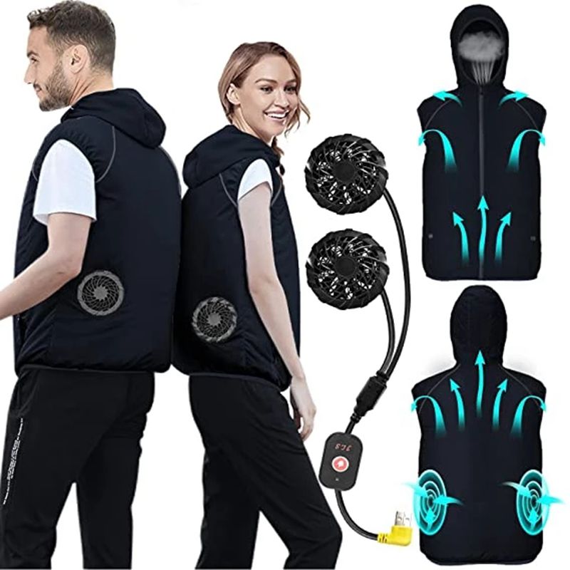 Summer Sport Fan Air Condition - Outdoor Sport Brand Jacket ulasan dan harga