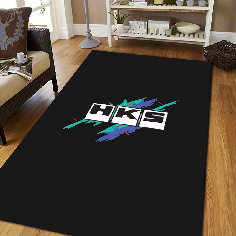 3D Racing H-HKS Print Area Rug - Outdoor Sport Flooring ulasan dan harga
