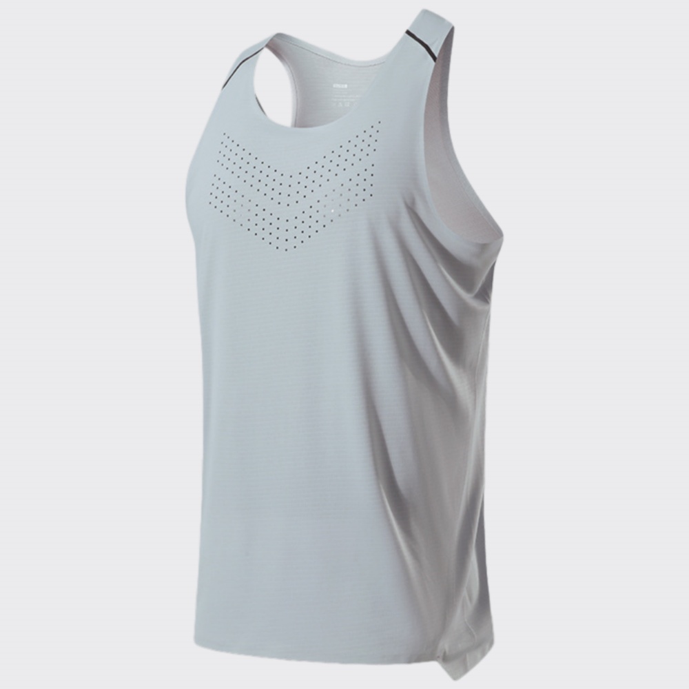 Men Gym Vest Quick Dry Running - Outdoor Sport Logo ulasan dan harga