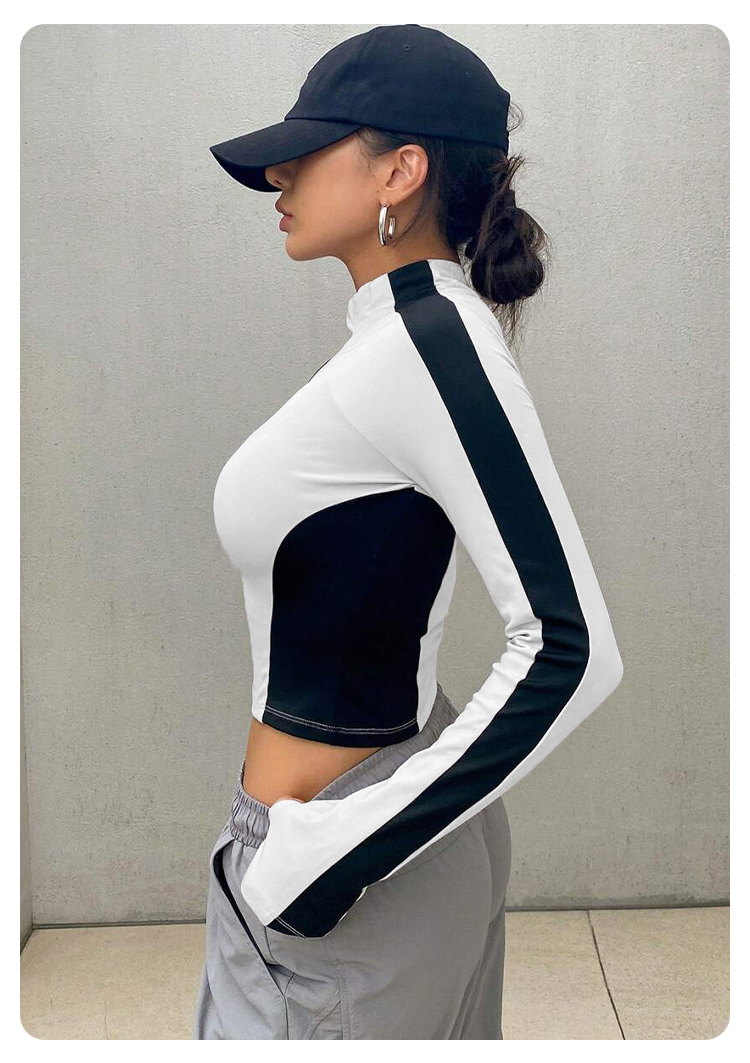 Yoga Clothes Stand Up Collar J - Outdoor Sports ulasan dan harga