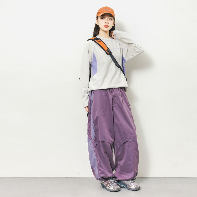 Unisex Outdoor Color Block Lon - Outdoor Sports ulasan dan harga