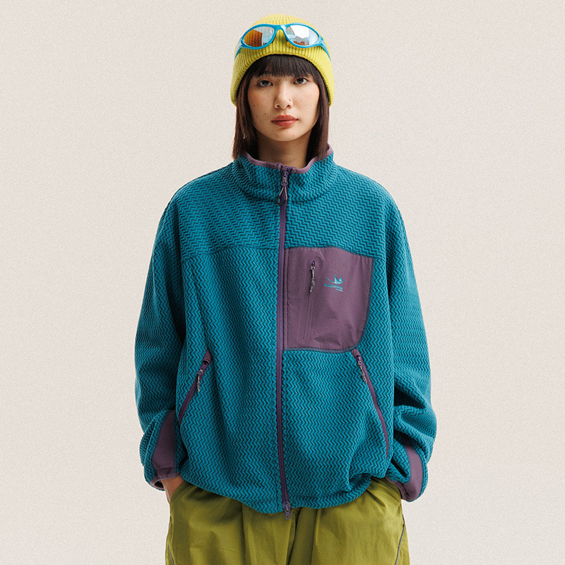 Autumn Winter Polar Fleece Wav - Outdoor Sport Jacket ulasan dan harga