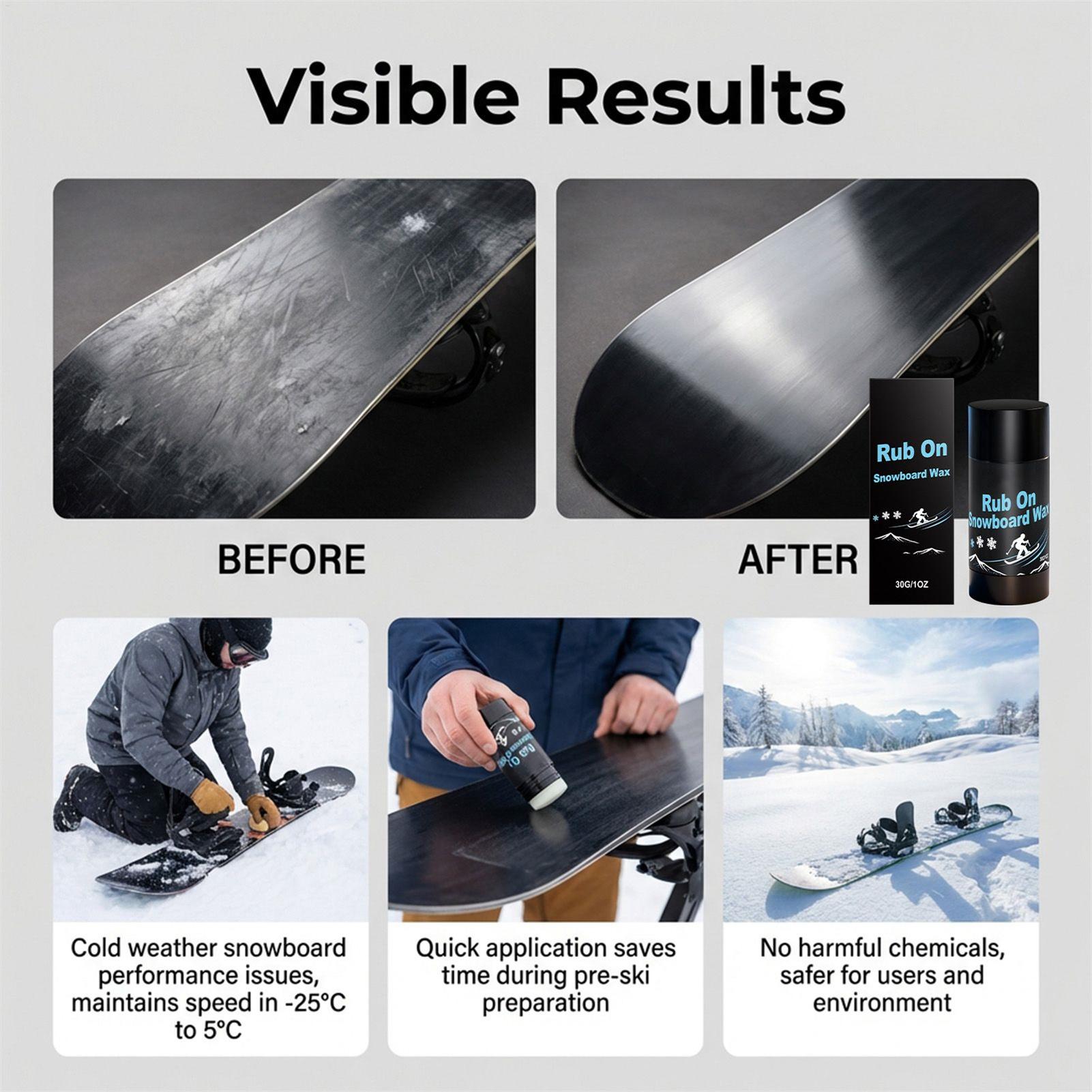 30g Rub-On Ski & Snowboard Wax - Outdoor Sports ulasan dan harga