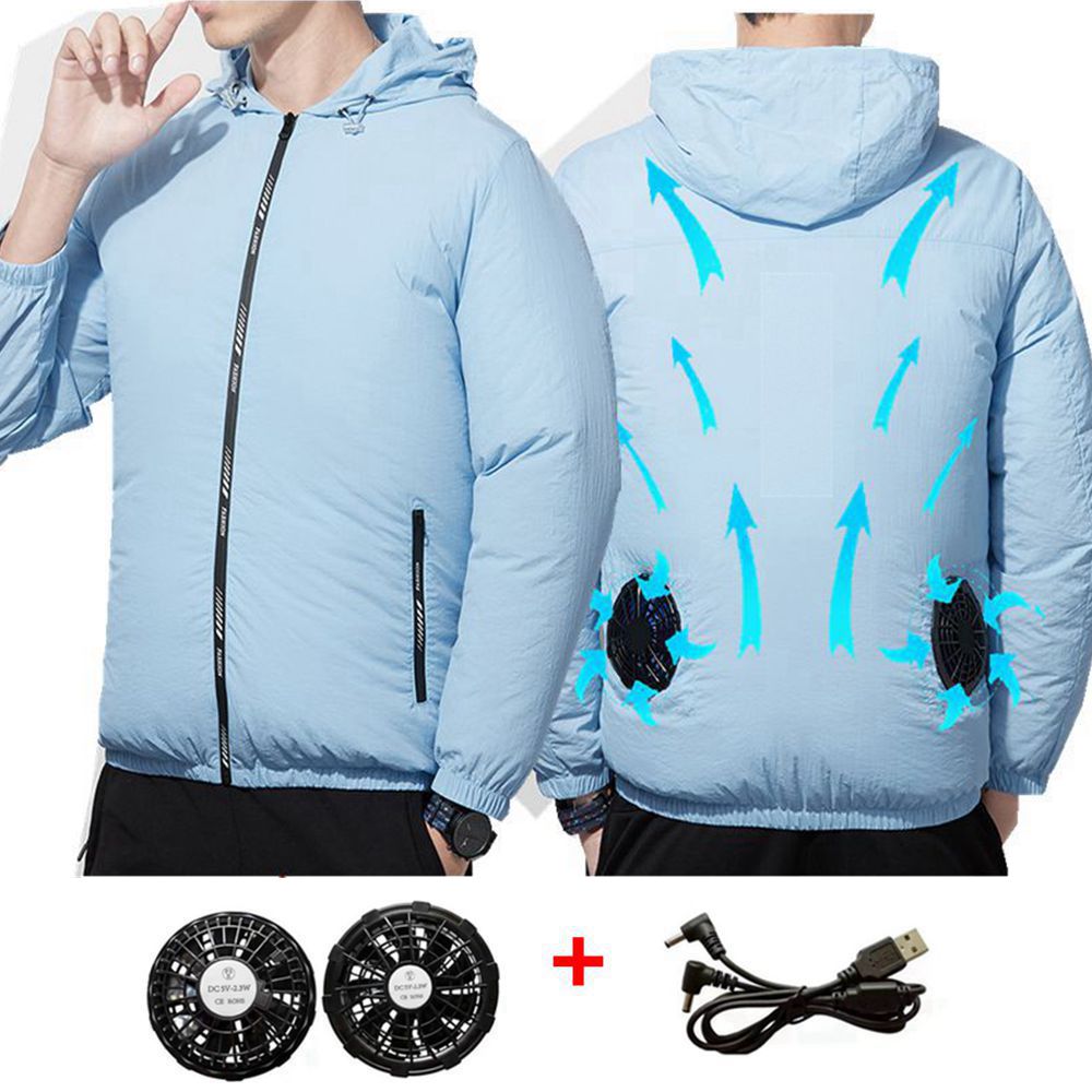 Summer Sport Fan Air Condition - Outdoor Sport Brand Jacket ulasan dan harga