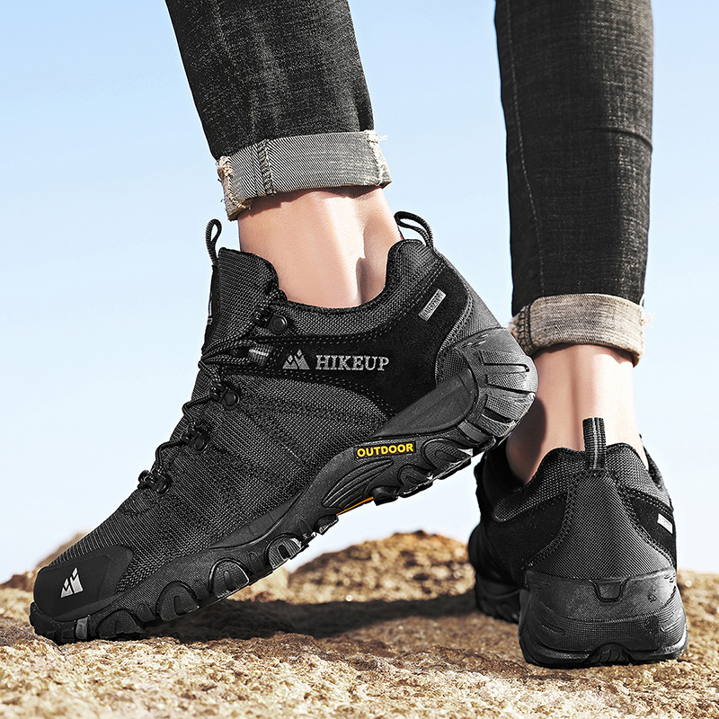 HIKEUP Non-slip Men Hiking Sho - Climbing Shoe Beginner ulasan dan harga